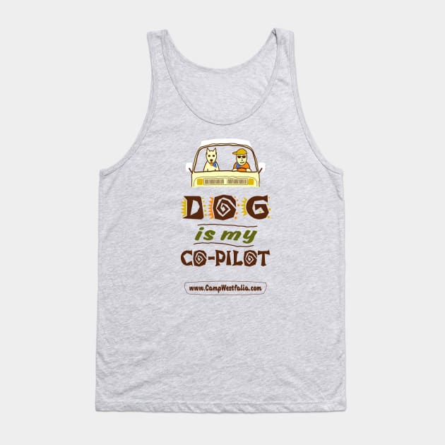 Dog is My Co-Pilot, light Tank Top by CampWestfalia